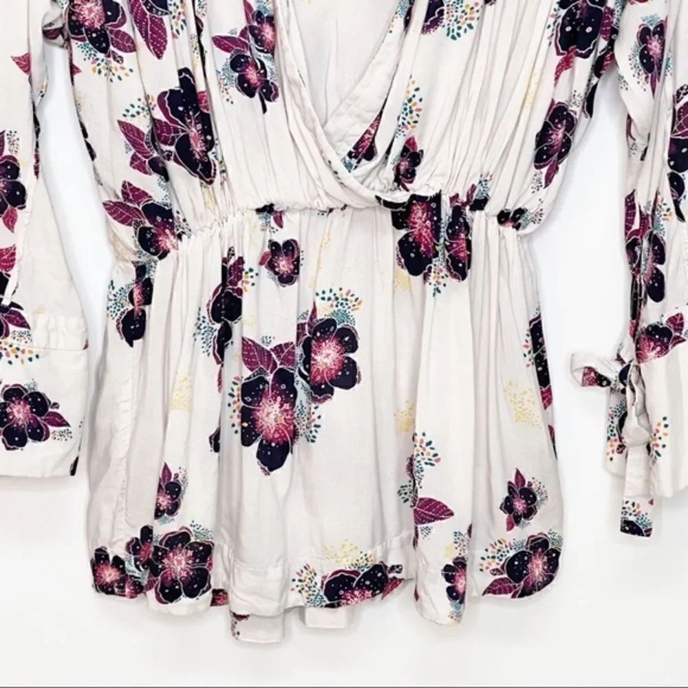 Free People Tuscan Dreams Floral Mini Dress Small - Picture 11 of 15